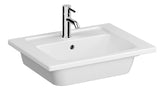 VitrA Integra 605x470mm 1TH Vanity Basin w/Overflow - White