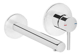 VitrA Origin Wall Mounted 2-Hole Basin Mixer - Chrome