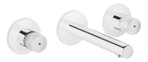VitrA Origin Wall Mounted 3-Hole Basin Mixer - Chrome