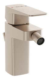 VitrA Root Square Bidet Mixer - Brushed Nickel