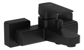 VitrA Root Square Wall Mounted Bath/Shower Mixer - Matt Black