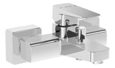 VitrA Root Square Wall Mounted Bath/Shower Mixer - Chrome