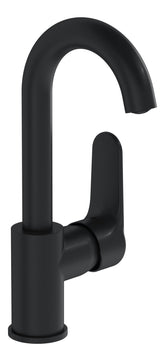 VitrA Root Round Swivel Basin Mixer - Matt Black