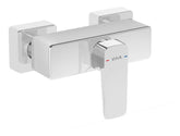 VitrA Root Square Wall Mounted Shower Mixer Valve - Chrome
