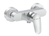 VitrA Flow Round Wall Mounted Shower Mixer - Chrome