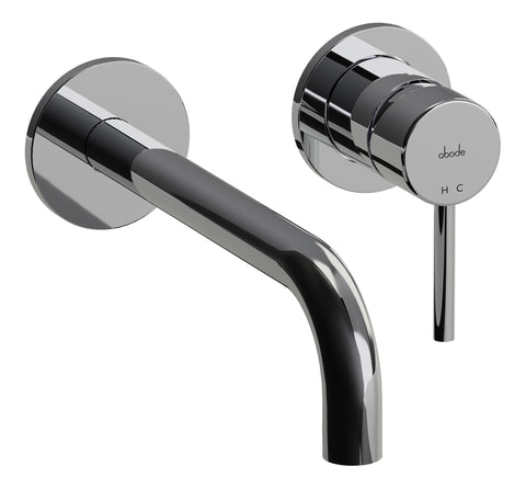 Abode Harmonie Wall Mounted Basin / Bath Mixer - Chrome