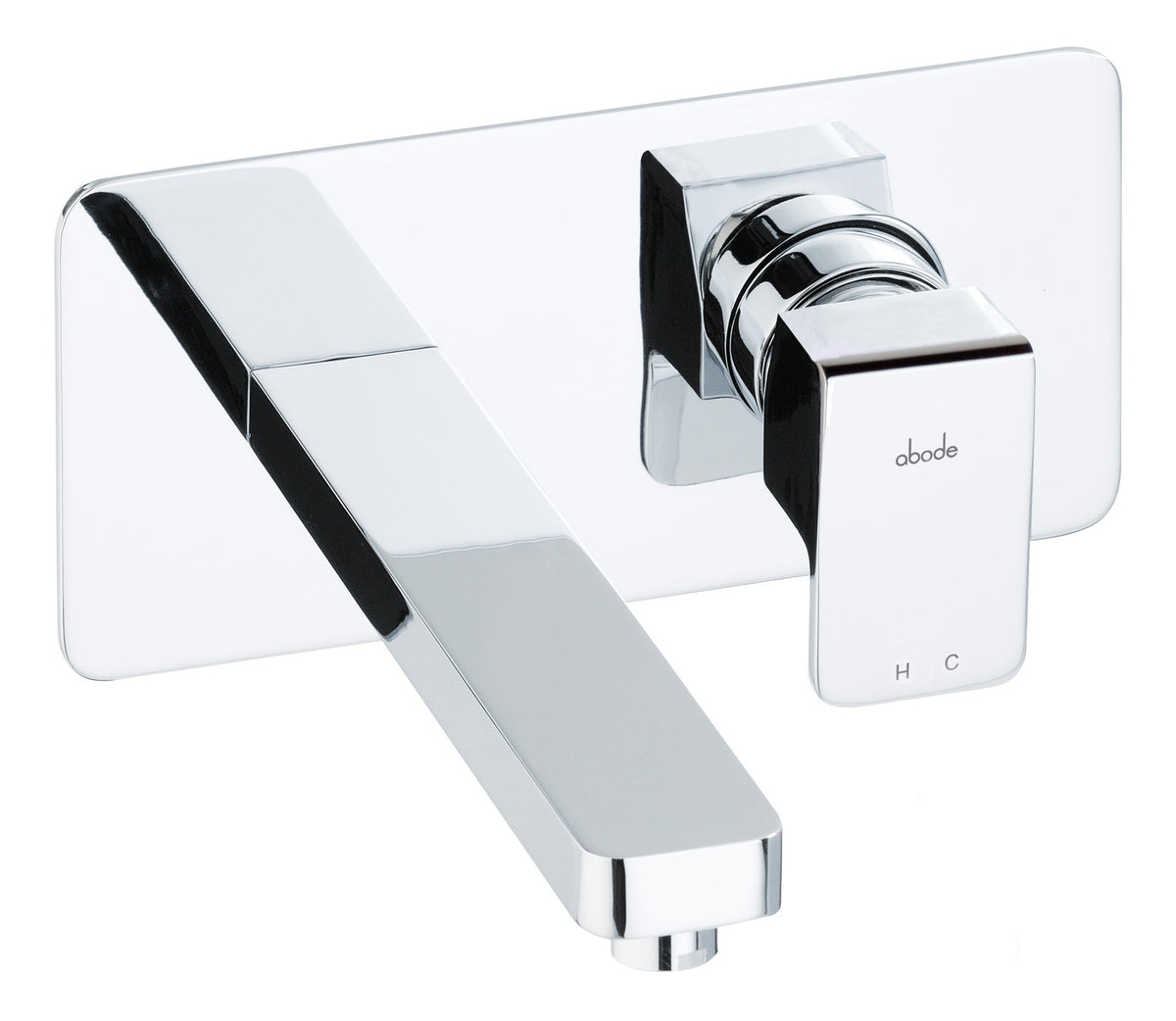 Abode Fervour Wall Mounted Basin Mixer - Chrome