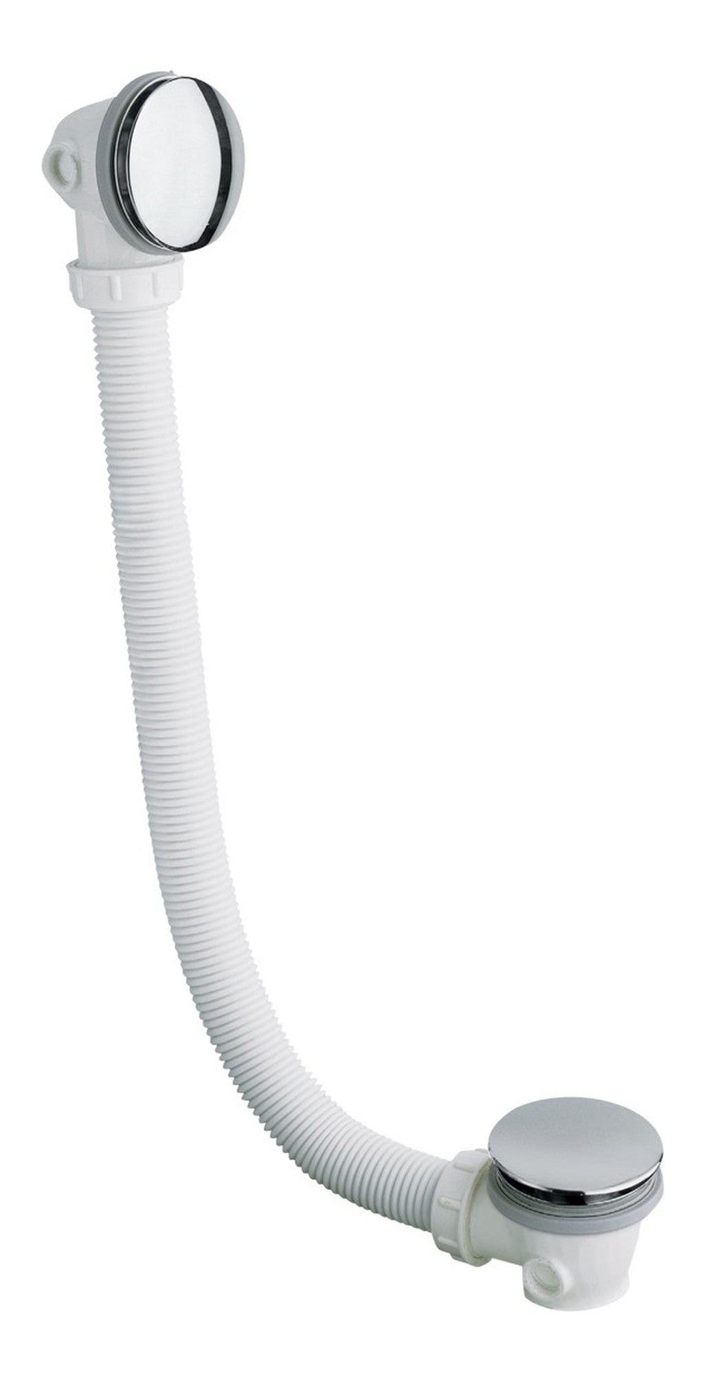 Abode Euphoria Bath Overflow & Clicker Waste - Chrome