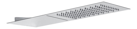 Abode Storm Slimline 3mm Wall Mounted Waterfall Showerhead - St/Steel