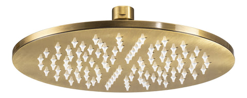 Abode Euphoria 225x225x8mm Circular Showerhead - Antique Brass