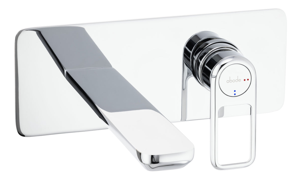 Abode Levarto Wall Mounted Basin/Bath Mixer - Chrome