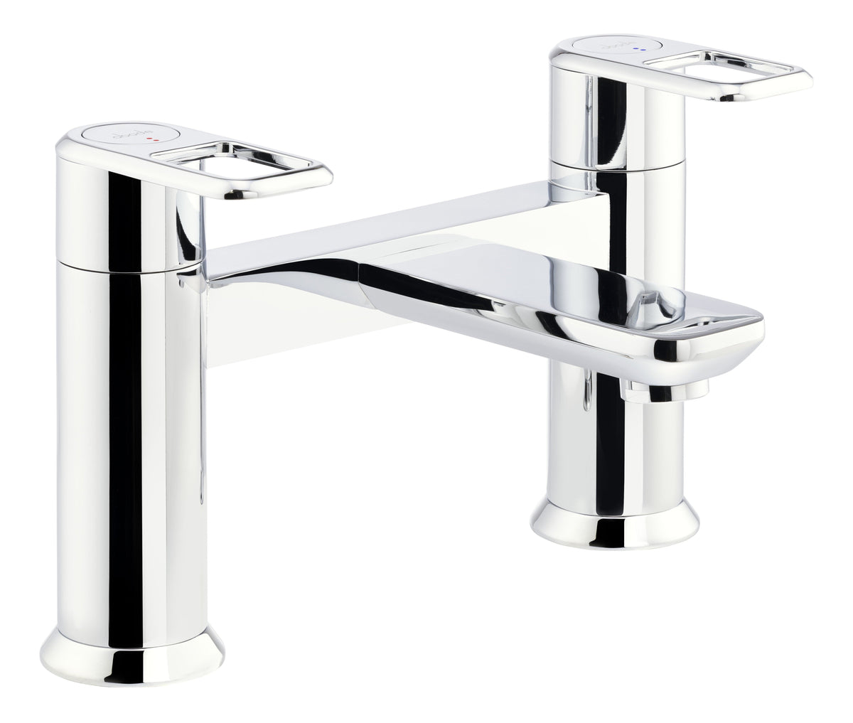 Abode Levarto Deck Mounted Bath Filler - Chrome