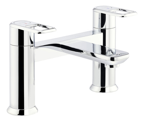 Abode Levarto Deck Mounted Bath Filler - Chrome