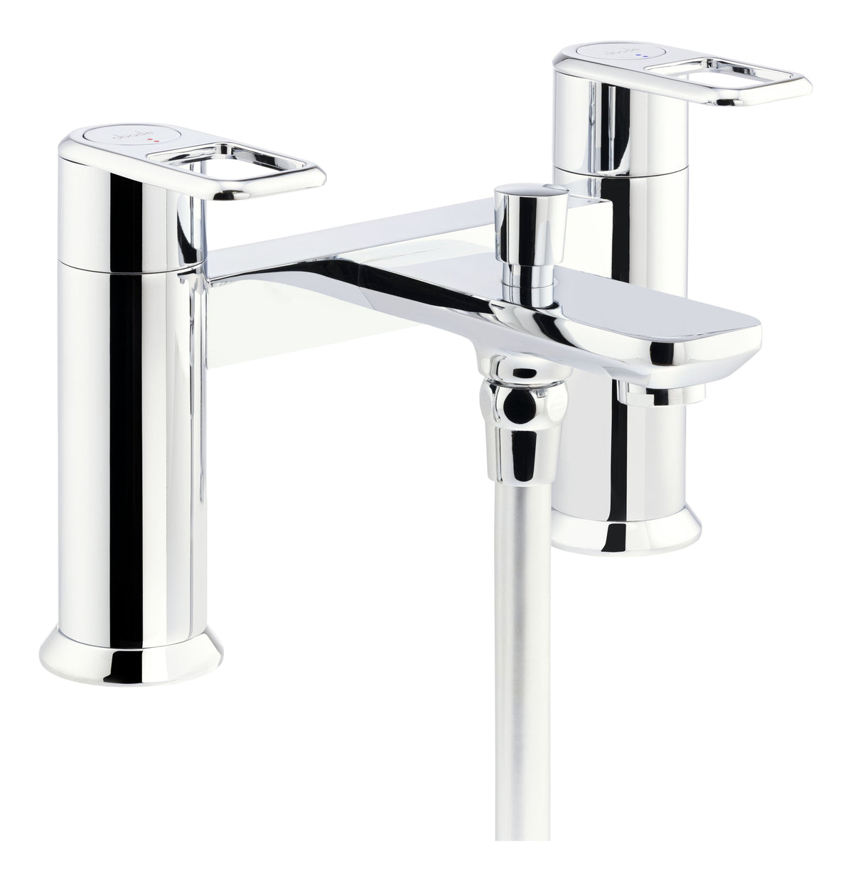 Abode Levarto Deck Mounted Bath Shower Mixer - Chrome