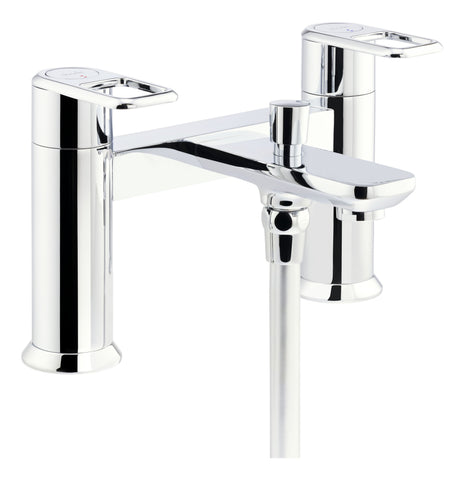 Abode Levarto Deck Mounted Bath Shower Mixer - Chrome