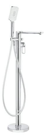 Abode Levarto Floor Standing Bath Shower Mixer - Chrome