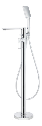 Abode Levarto Floor Standing Bath Shower Mixer - Chrome