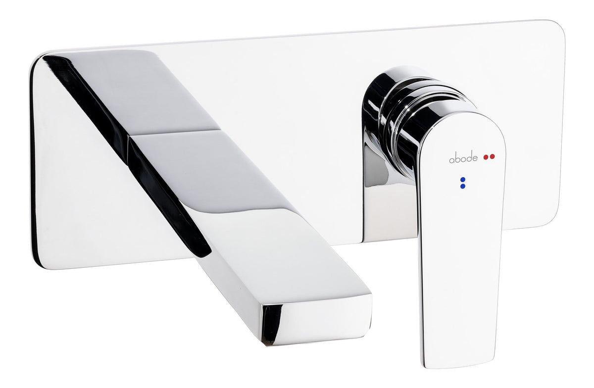 Abode Aquip Wall Mounted Basin / Bath Mixer - Chrome
