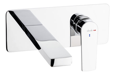 Abode Aquip Wall Mounted Basin / Bath Mixer - Chrome