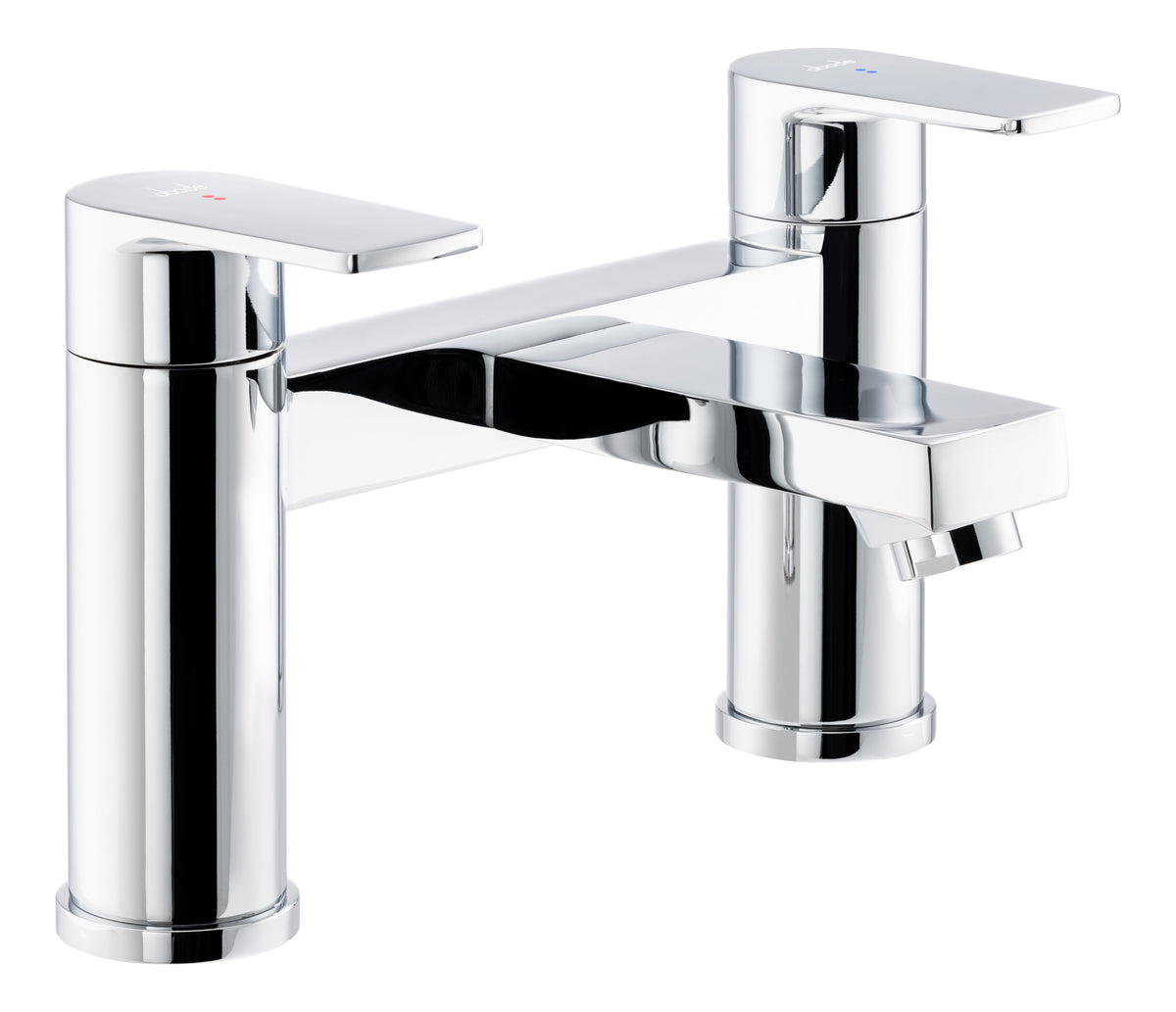 Abode Aquip Deck Mounted Bath Filler - Chrome
