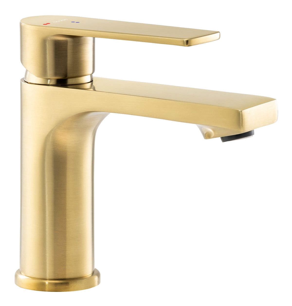 Abode Aquip Basin Mixer - Brushed Brass