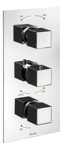 Abode Zeal Concealed Shower (3 Exit) - Chrome