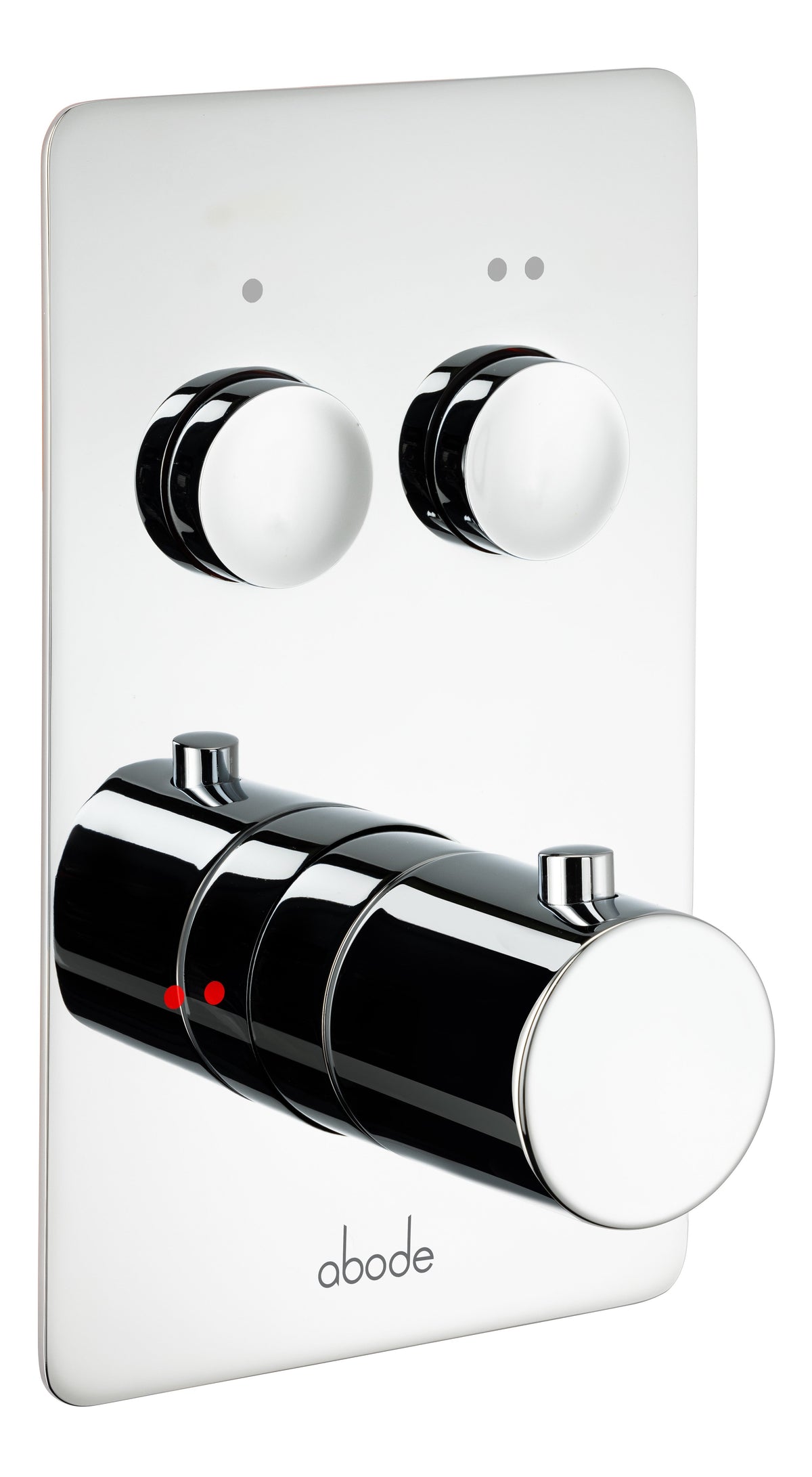 Abode Uno Concealed Push Button Shower (2 Exit) - Chrome