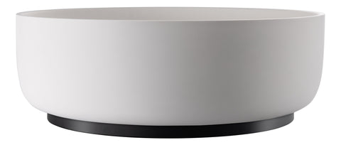 Abode Cava Round Basin Plinth - Matt Black