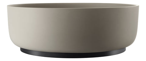Abode Cava 375mm Round Basin - Pebble Grey