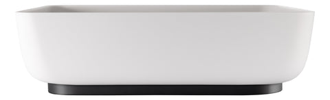 Abode Cava Tablet Basin Plinth - Matt Black