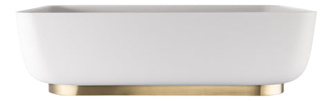 Abode Cava 450x350mm Tablet Basin - Chalk White