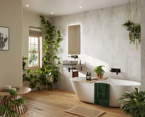 Abode Tableau Optional Towel Rail - Matt Black