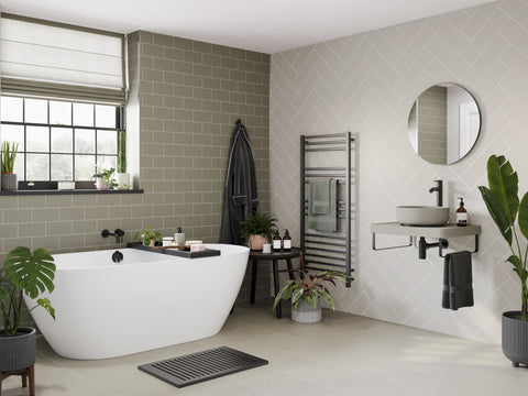 Abode Cava 375mm Round Basin - Pebble Grey