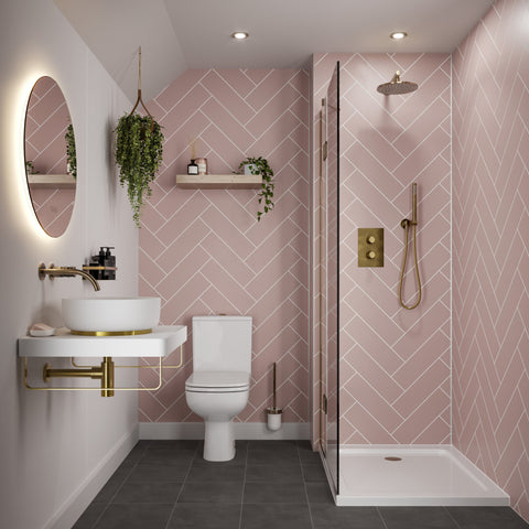 Abode Tableau Optional Towel Rail - Brushed Brass