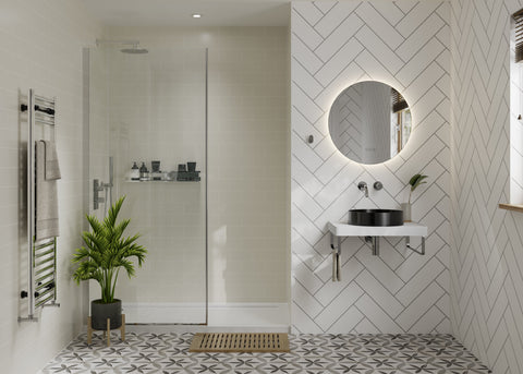 Abode Iox 375mm Round Steel Basin - PVD Black