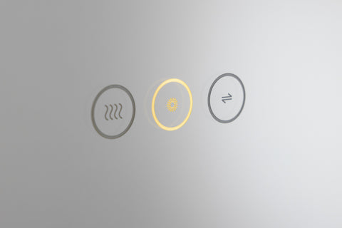 Abode Aruna 600mm Frameless Round LED Mirror