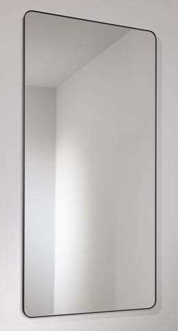 Abode Mayar 450x900mm Tablet Mirror - Matt Black