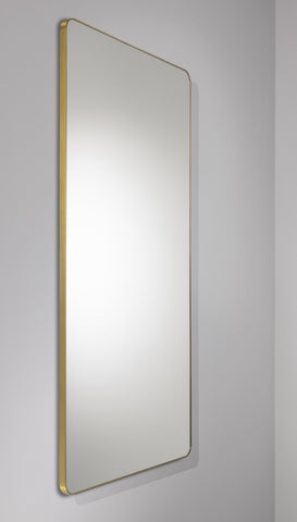 Abode Mayar 450x900mm Tablet Mirror - Brushed Brass