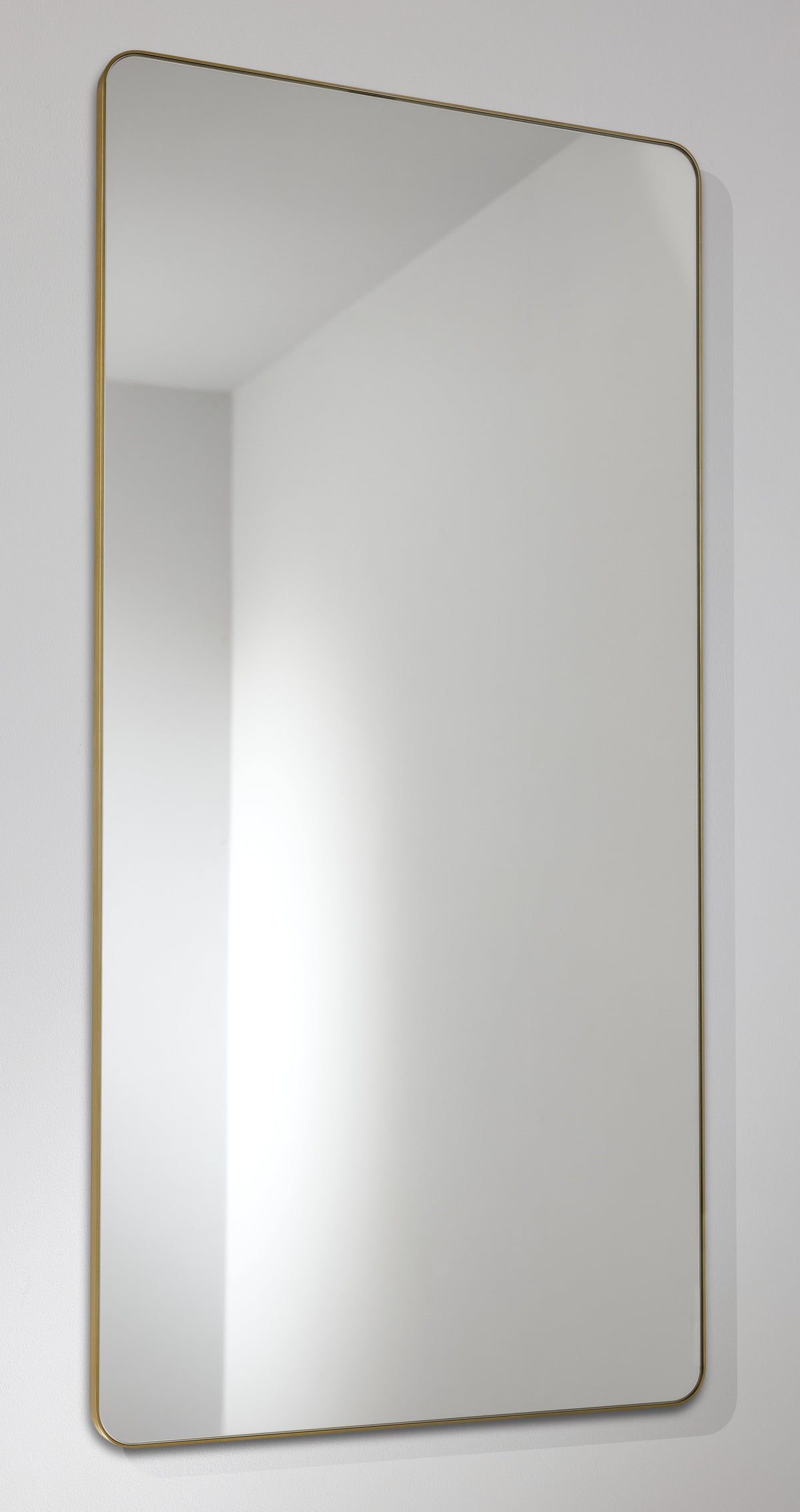 Abode Mayar 450x900mm Tablet Mirror - Brushed Brass