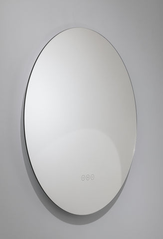 Abode Aruna 600mm Frameless Round Mirror