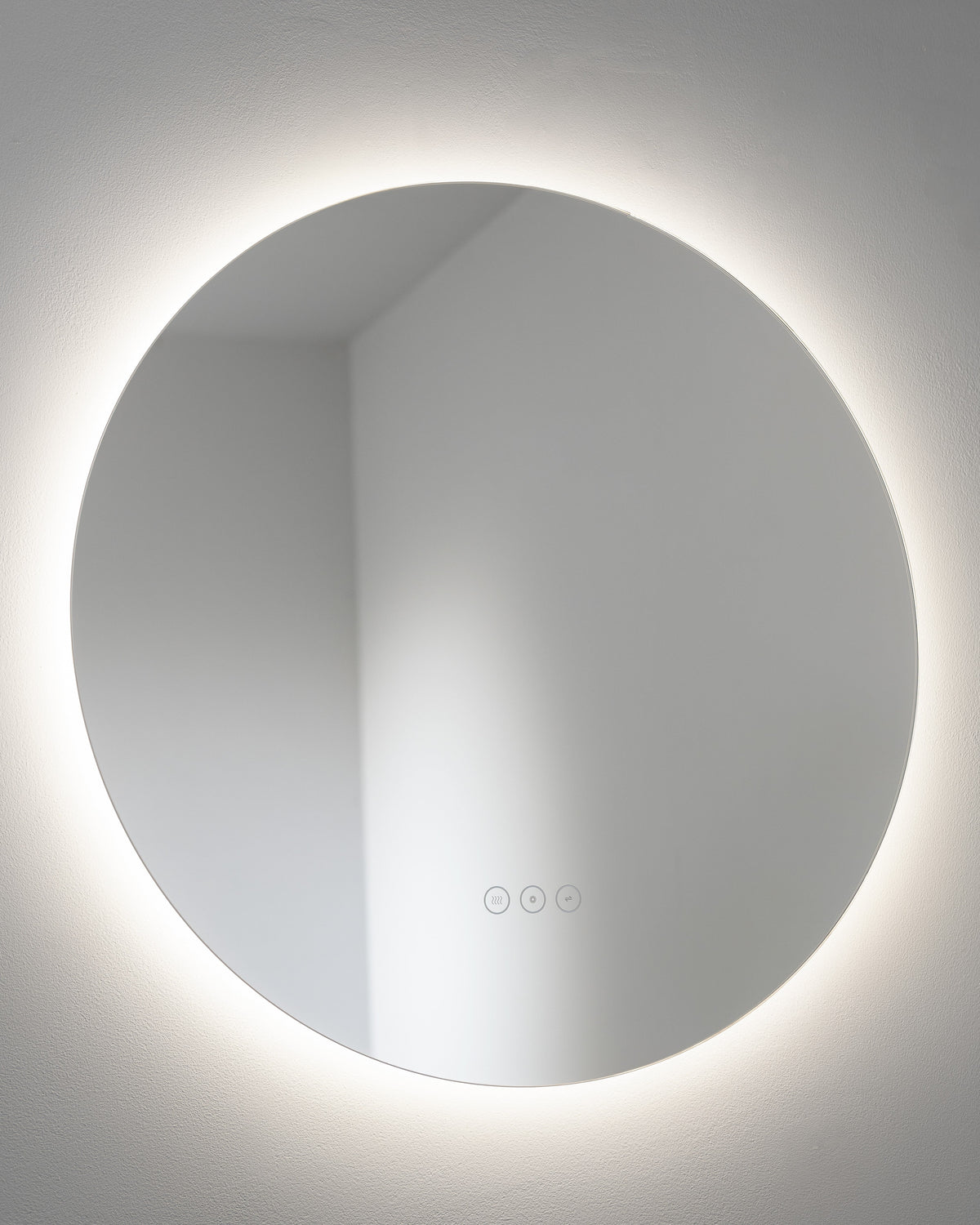 Abode Aruna 600mm Frameless Round LED Mirror