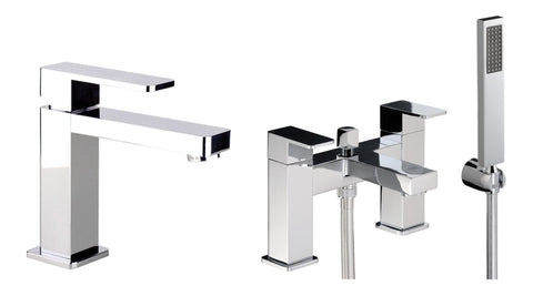 Abode Fervour Pack Offer 2 (Basin Mixer & Bath/Shower Mixer) - Chrome
