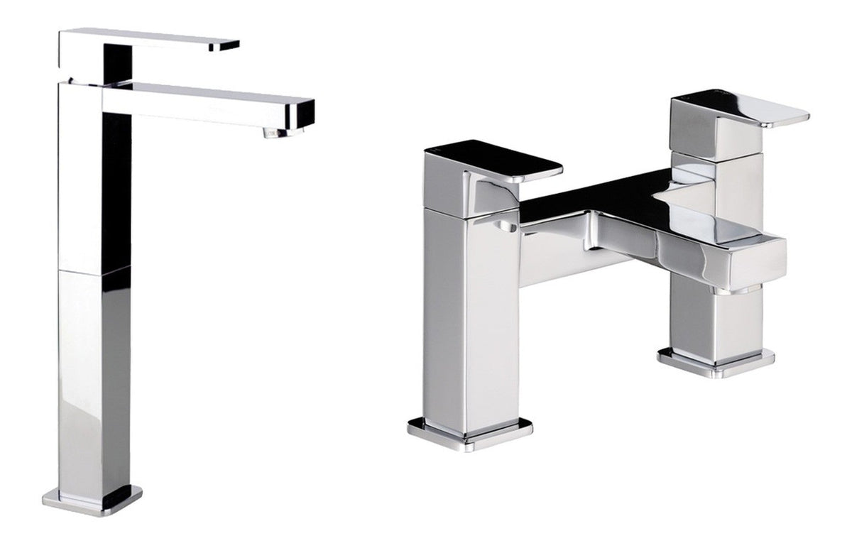 Abode Fervour Pack Offer 3 (Tall Basin Mixer & Bath Filler) - Chrome