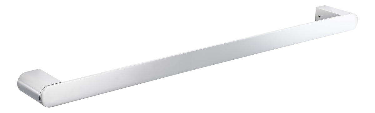 Abode Uno Single Towel Rail - Chrome