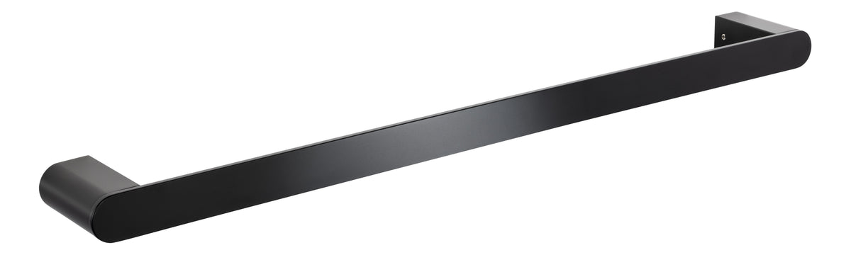 Abode Uno Single Towel Rail - Matt Black