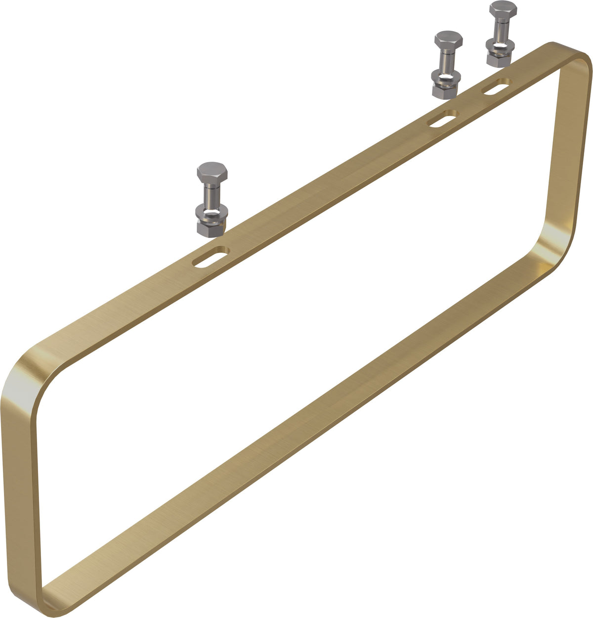 Abode Tableau Optional Towel Rail - Brushed Brass