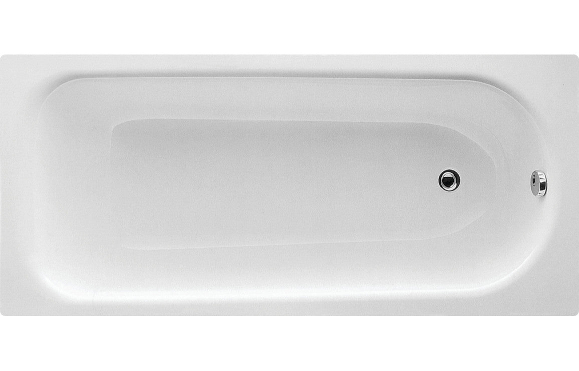 Euchar Steel Single End 1700x700x500mm 2TH Bath w/Legs