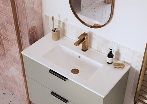 Berriedale Floor Standing Bath/Shower Mixer - Brushed Bronze