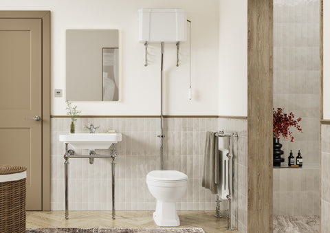 Cecil 810mm 1TH Console Basin - Chrome