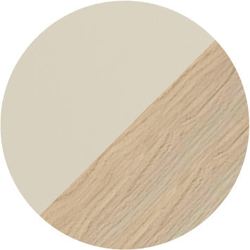 Distinct 1210mm Wall Hung 4 Drawer Basin Unit & 0TH White Thin Edge Basin - Matt Cotton & Oak Effect